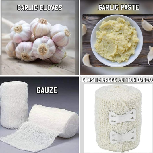 GARLIC COMPRESS OR POULTICE | 24. Jul, 2022