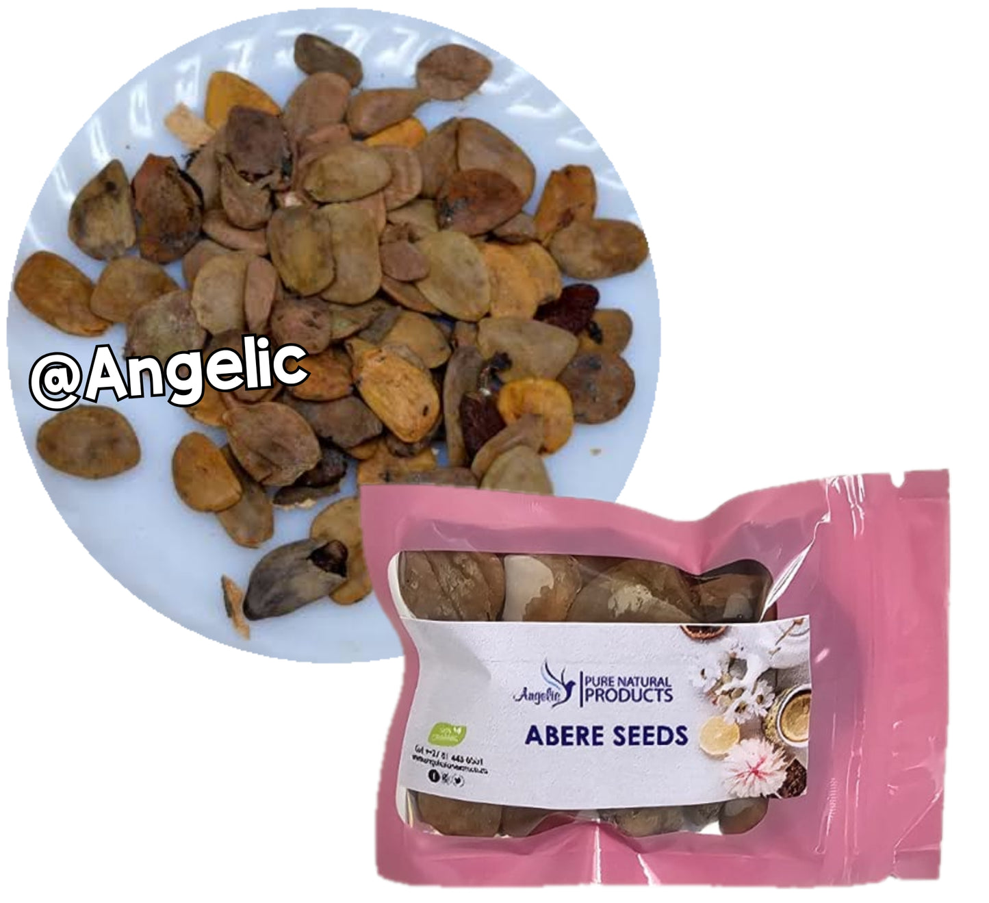 Dried Abere Seeds ((Dried Hunteria Umbellata)